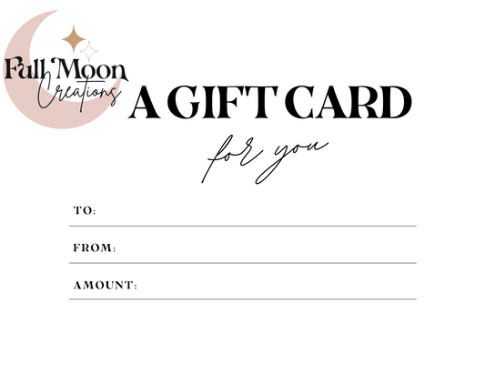 Full Moon Creations Gift Card